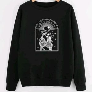 💜5 for 20$💜SHEIN Skeleton and Sun Sweatshirt